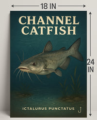 Channel Catfish Poster PosterGoat