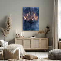 Gothic Chandelier Poster