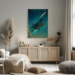 F22 Raptor Poster Eagle of the Sky for Aviation Enthusiasts