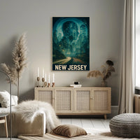 New Jersey Skyline Poster