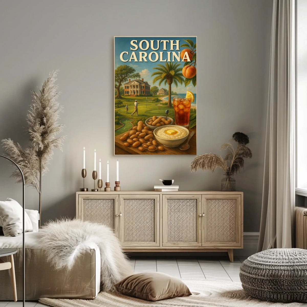 Discover South Carolina Poster