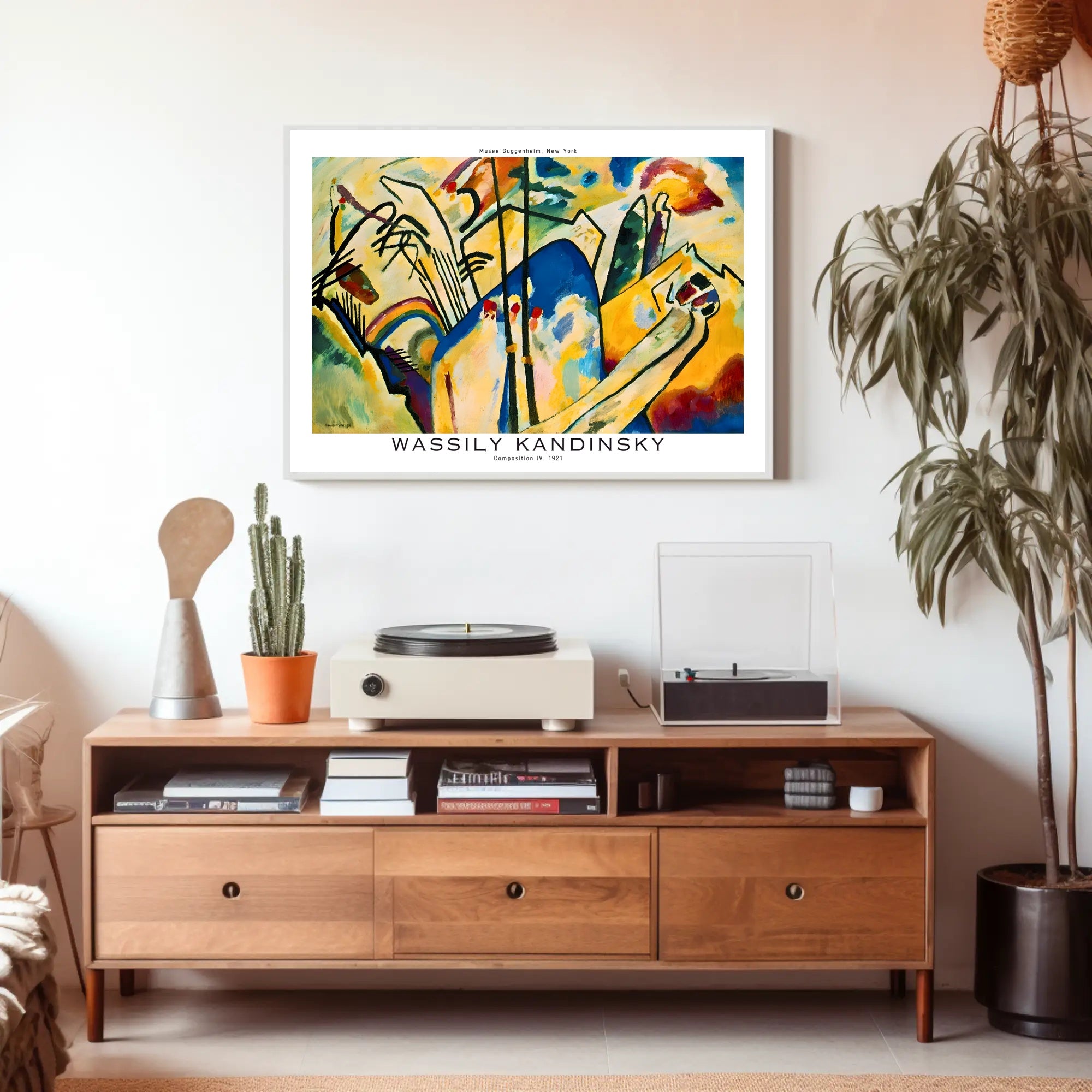 Wassily Kandinsky Composition IV Poster