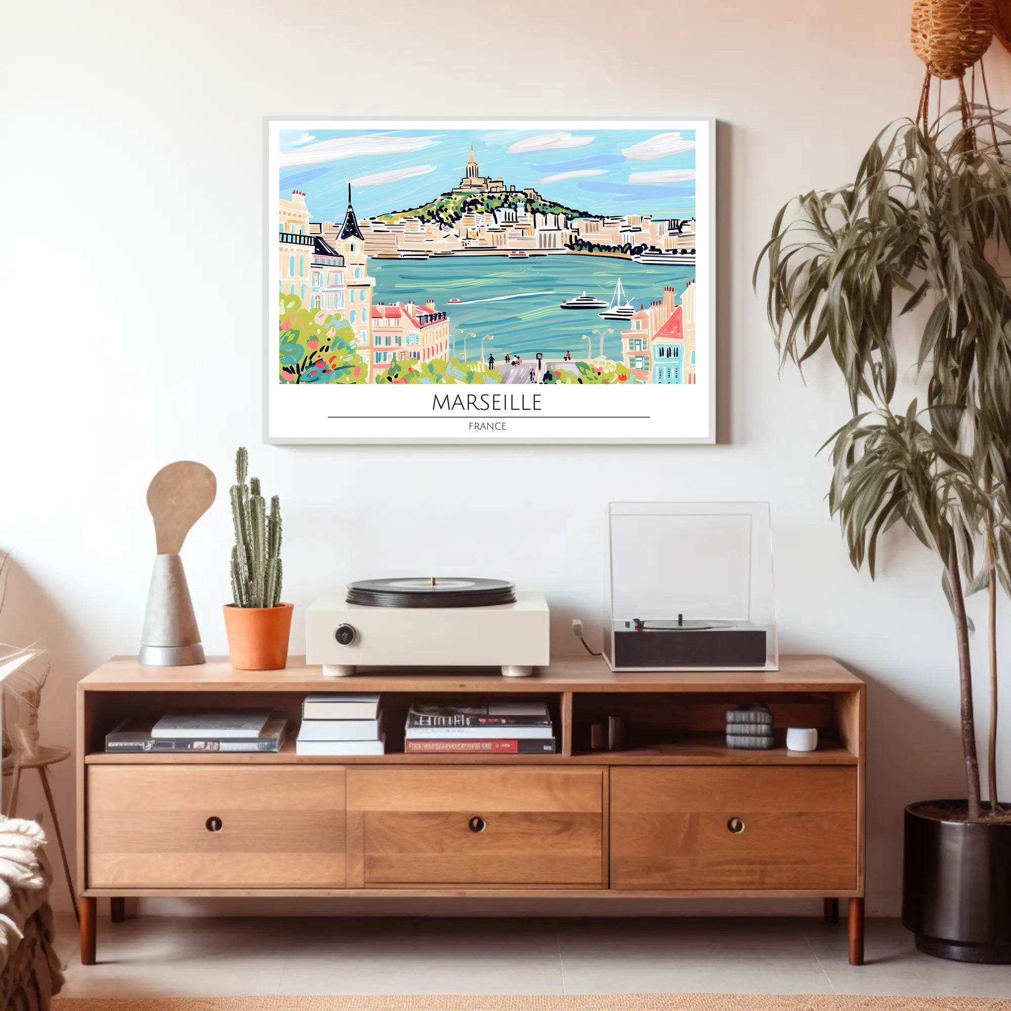 Scenic View of Marseille Poster PosterGoat