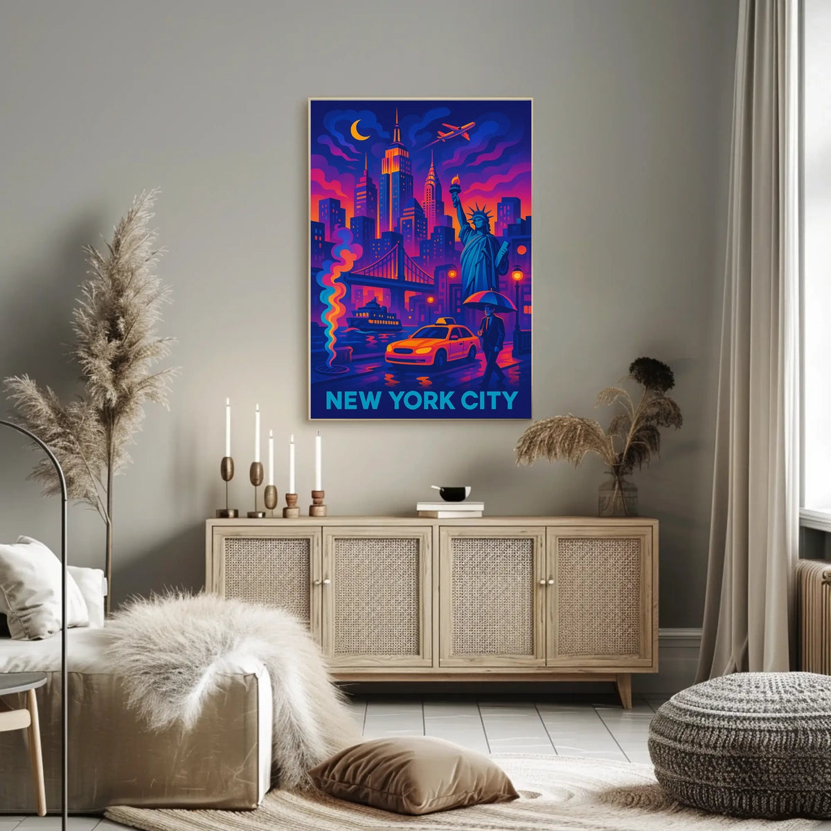 New York City Skyline Poster