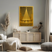 Indianapolis Circle Of Light Poster