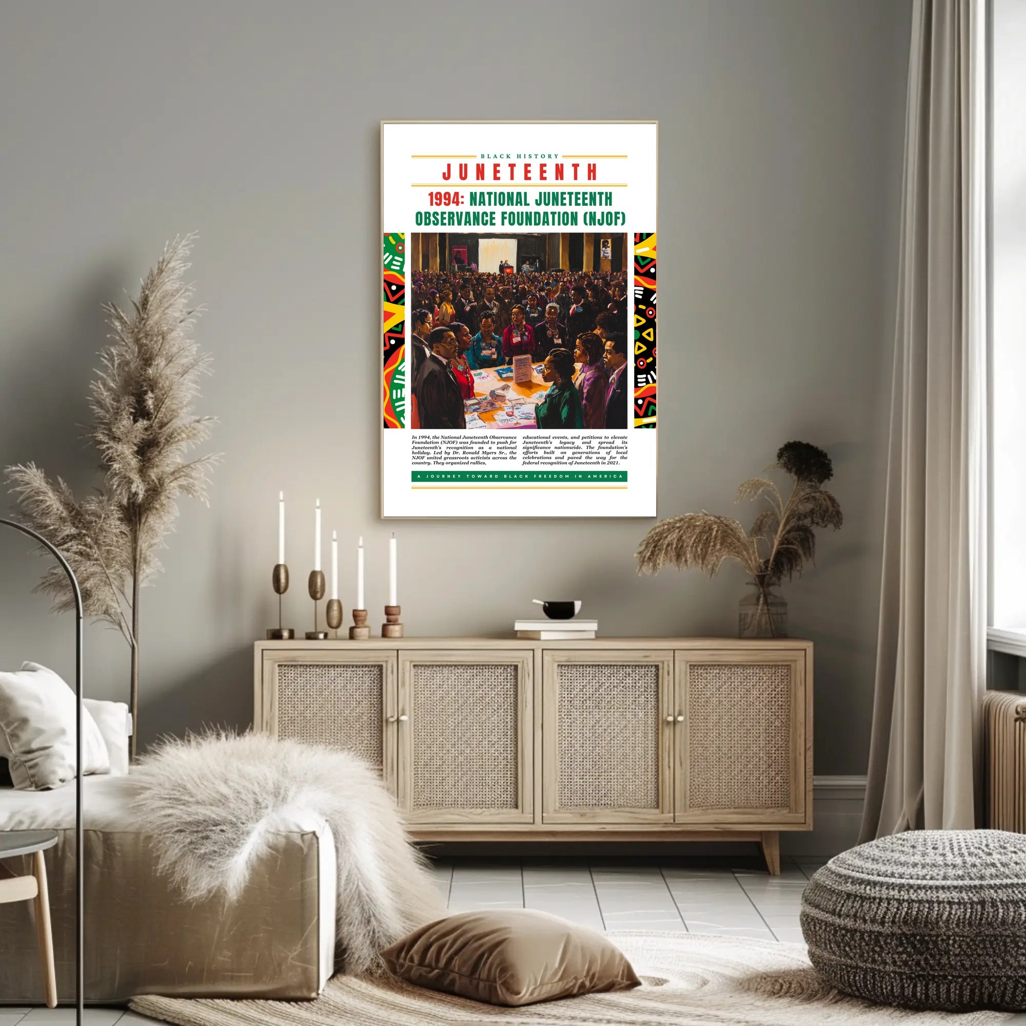 Juneteenth Celebration Poster for Cultural and Heritage Enthusiasts