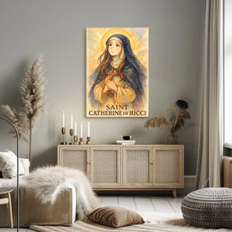 Saint Catherine De Ricci Patron Saint Heritage Poster