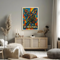 Abstract Cityscape Art Poster