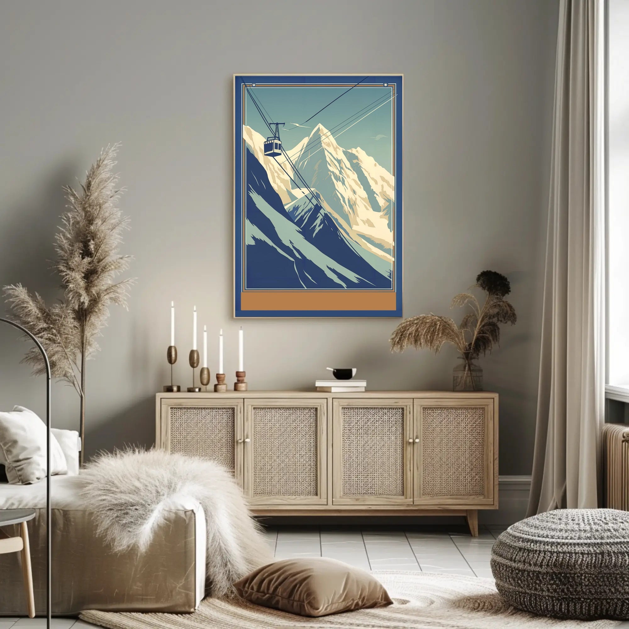Mountain Cable Car Adventure Poster