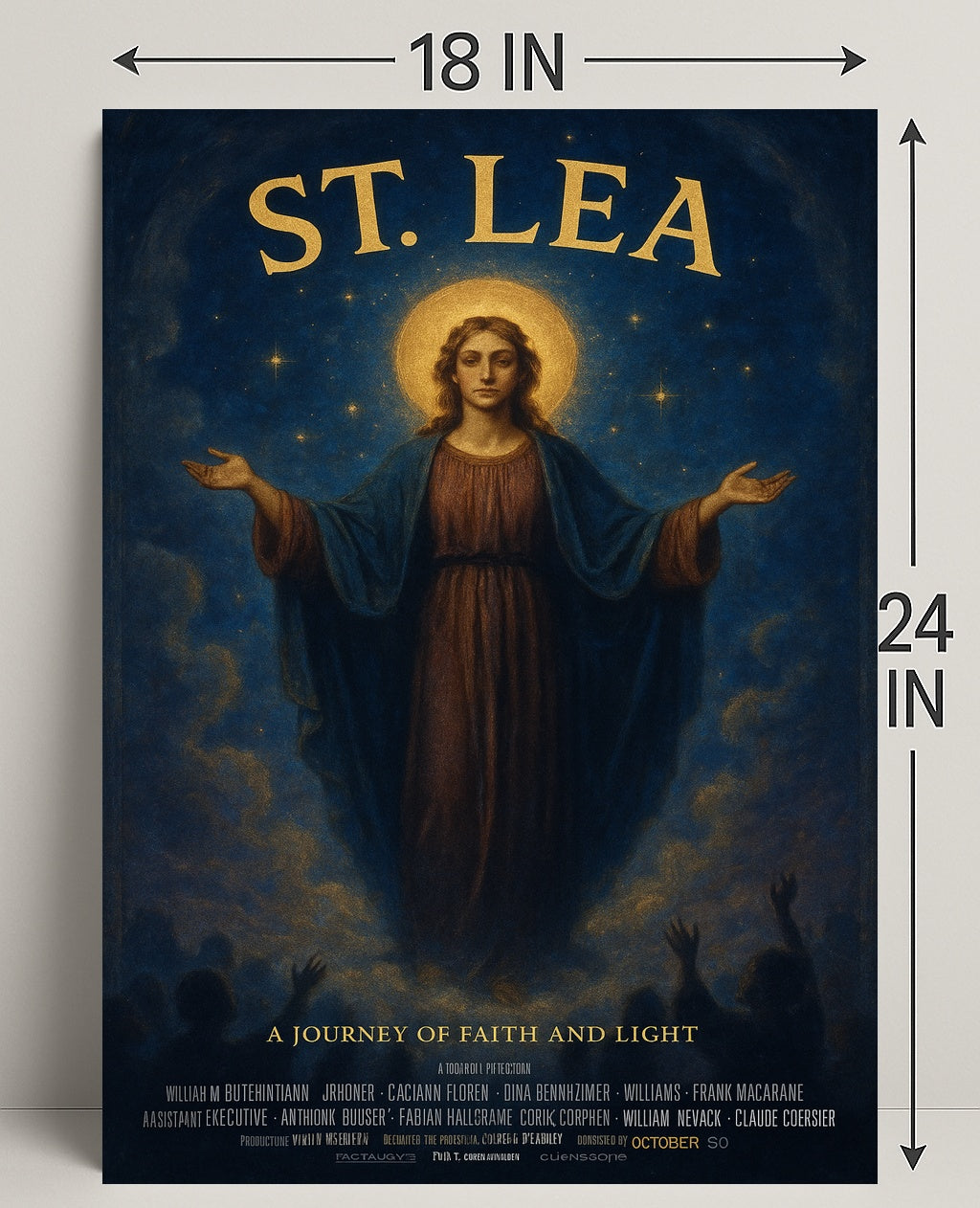 St. Lea A Journey Of Faith And Light Poster