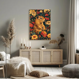 Charming Woodland Chipmunk Animal Poster