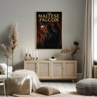 The Maltese Falcon Classic Noir Movie Pop Culture Poster
