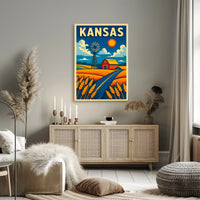 Kansas Countryside Poster