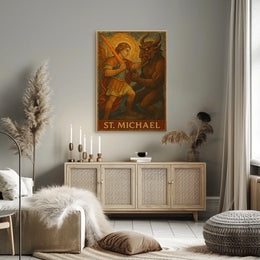 Saint Michael Sacred Art poster