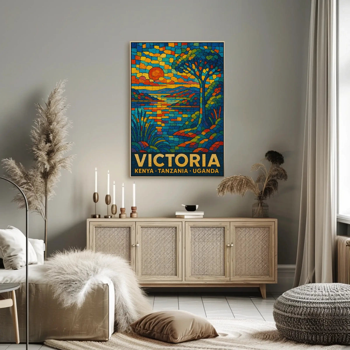 Victoria A Vibrant Landscape Poster