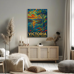 Victoria A Vibrant Landscape Poster