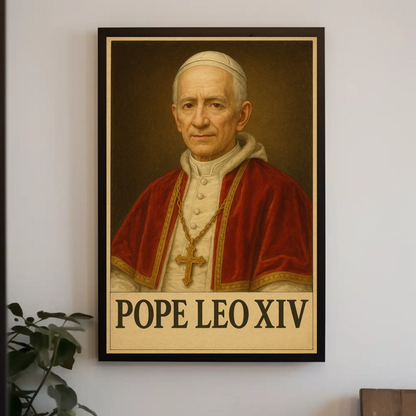Portrait of Pope Leo XIV Portrait Poster