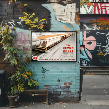 The Devon Belle Train Poster