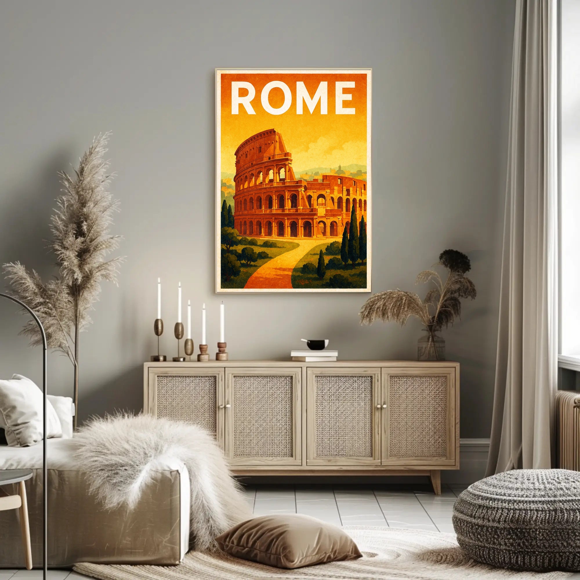 Rome Travel Poster PosterGoat
