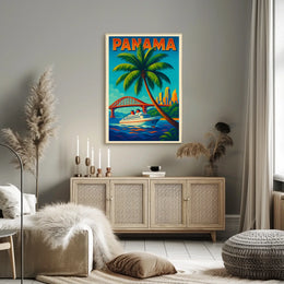 Panama Travel Poster