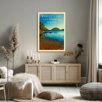 Eagle Lake Scenic View National Park Poster