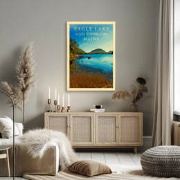 Eagle Lake Scenic View National Park Poster