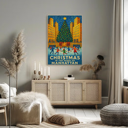 Christmas In Manhattan Poster