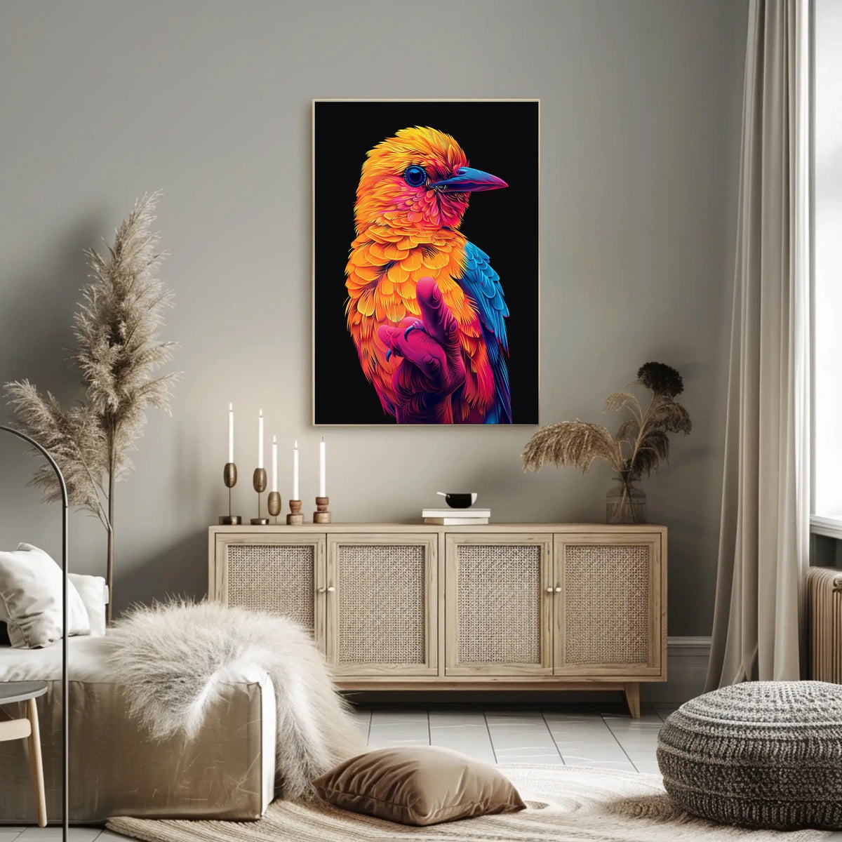 Vibrant Avian Art Poster