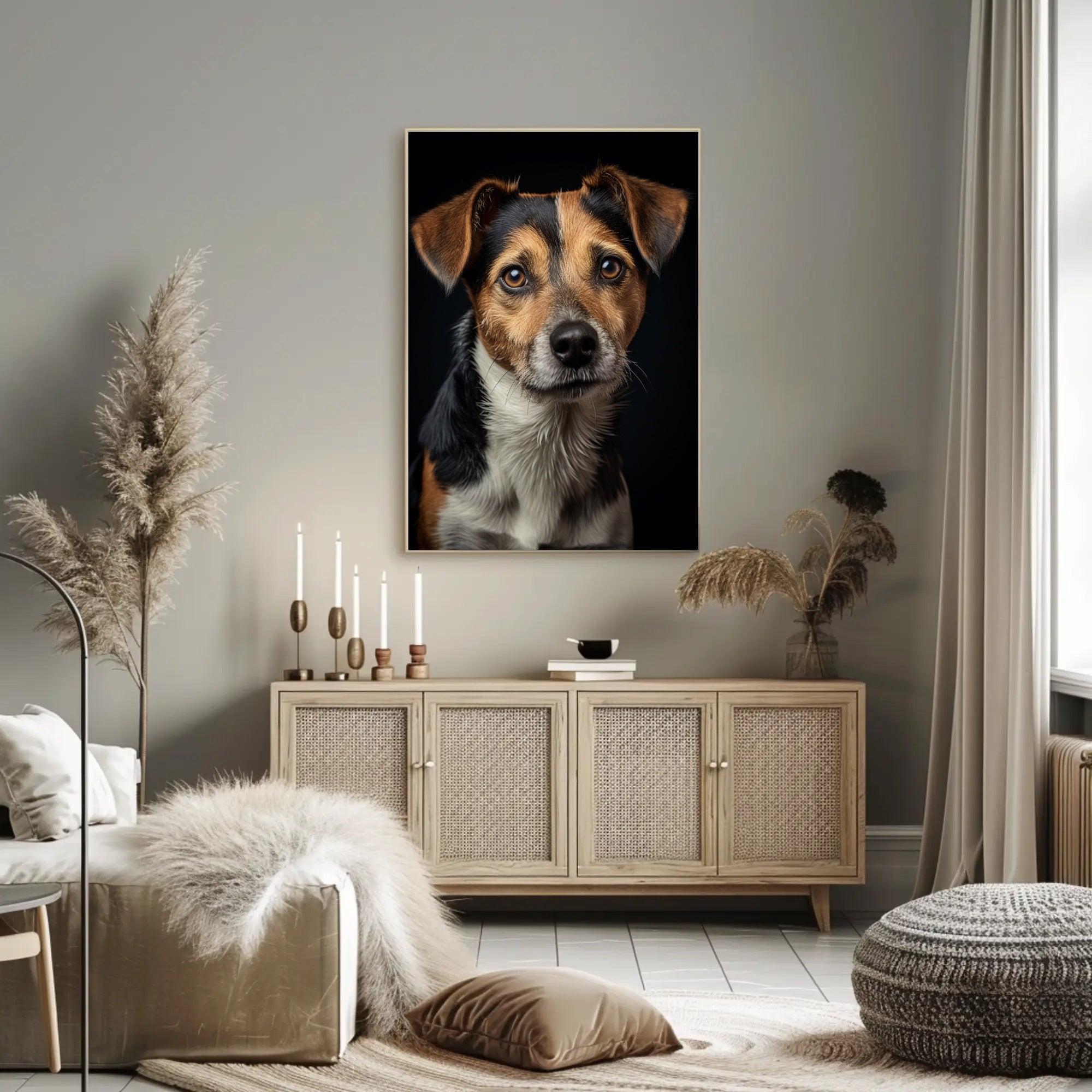 Portrait Of A Loyal Companion Poster PosterGoat