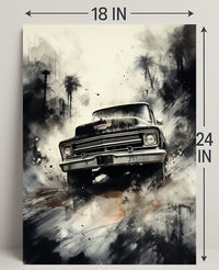 Vintage Power On The Move Vintage Poster