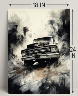 Vintage Power On The Move Vintage Poster