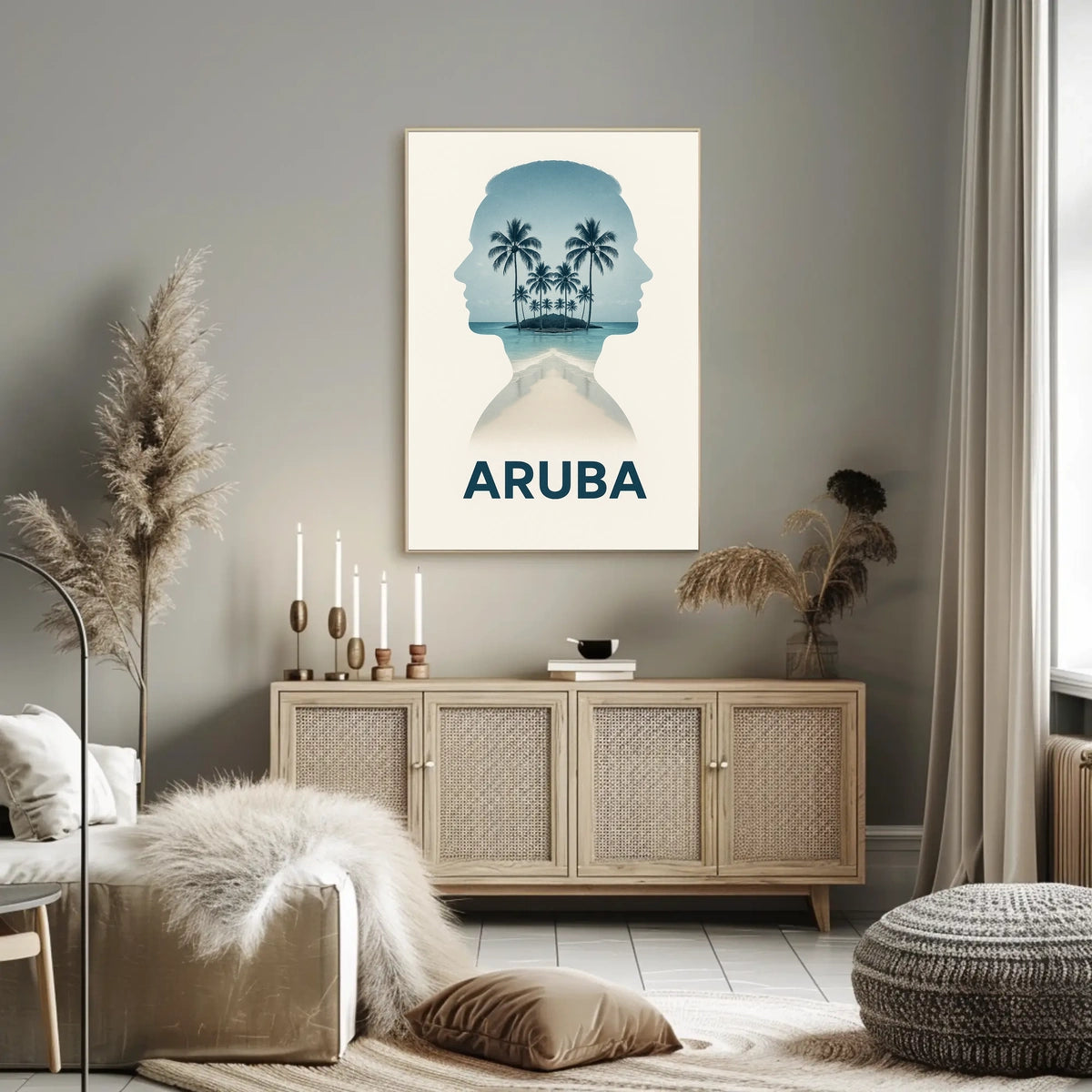 Aruba Tropical Escape Poster