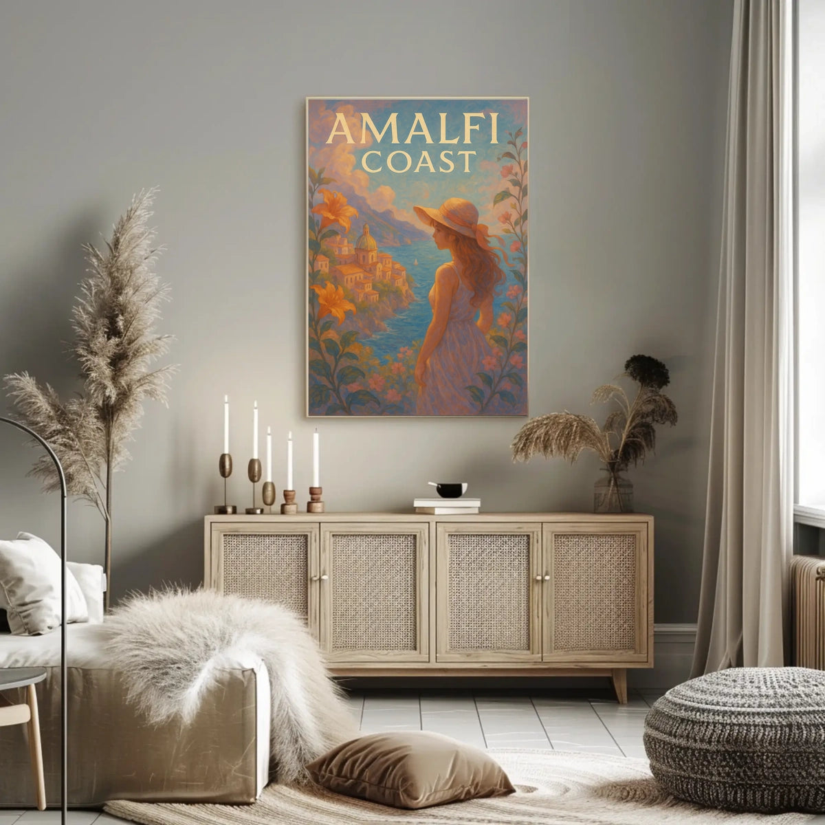 Amalfi Coast Dreamscape Poster