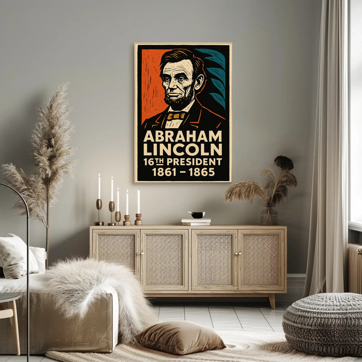 Abraham Lincoln 16th President Poster