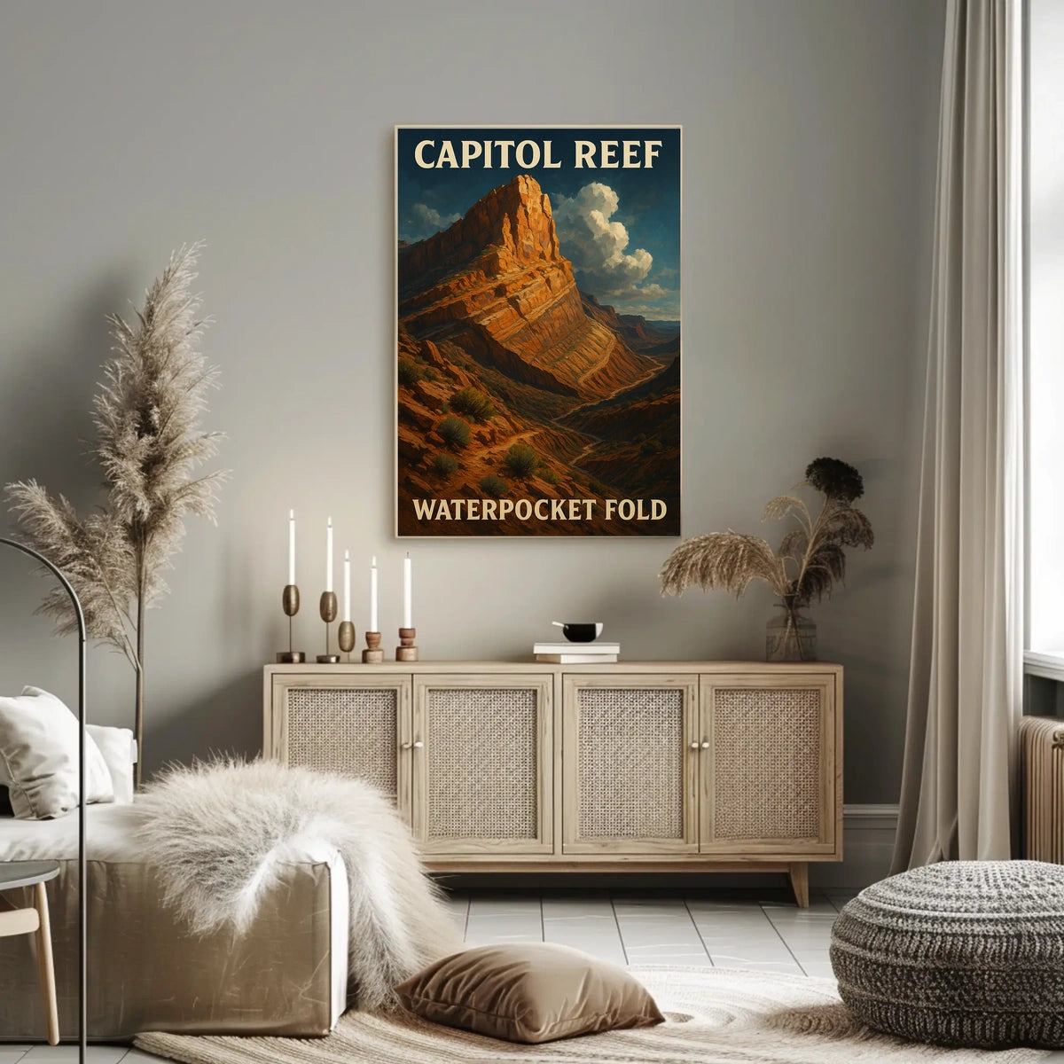 Capitol Reef Waterpocket Fold Poster