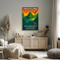 American Samoa National Park Adventure Poster Print
