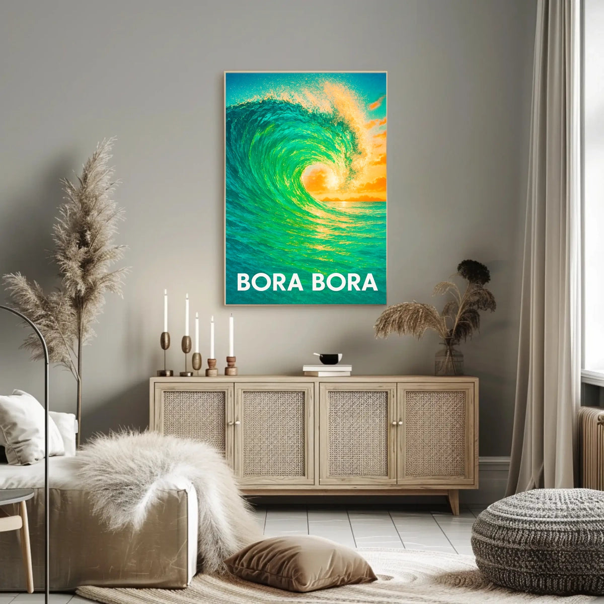 Bora Bora Wave Poster