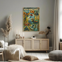 New Hampshire Adventure Poster