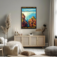 La Côte Bretonne Chemins De Fer De Poster
