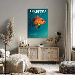 Snappers The Underwater World Poster PosterGoat