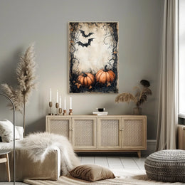 Halloween Vibe: Spooky Autumn Night Artistics Poster