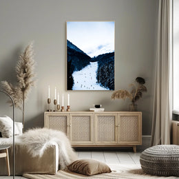 Winter Wonderland Ski Slope Poster