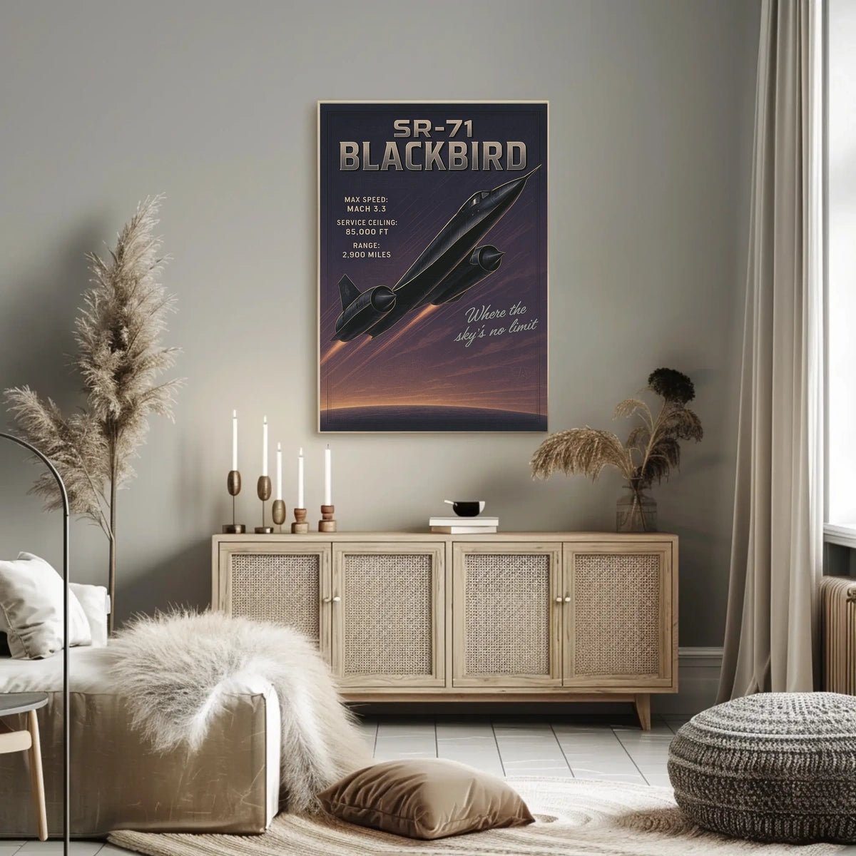 SR-71 Blackbird Poster