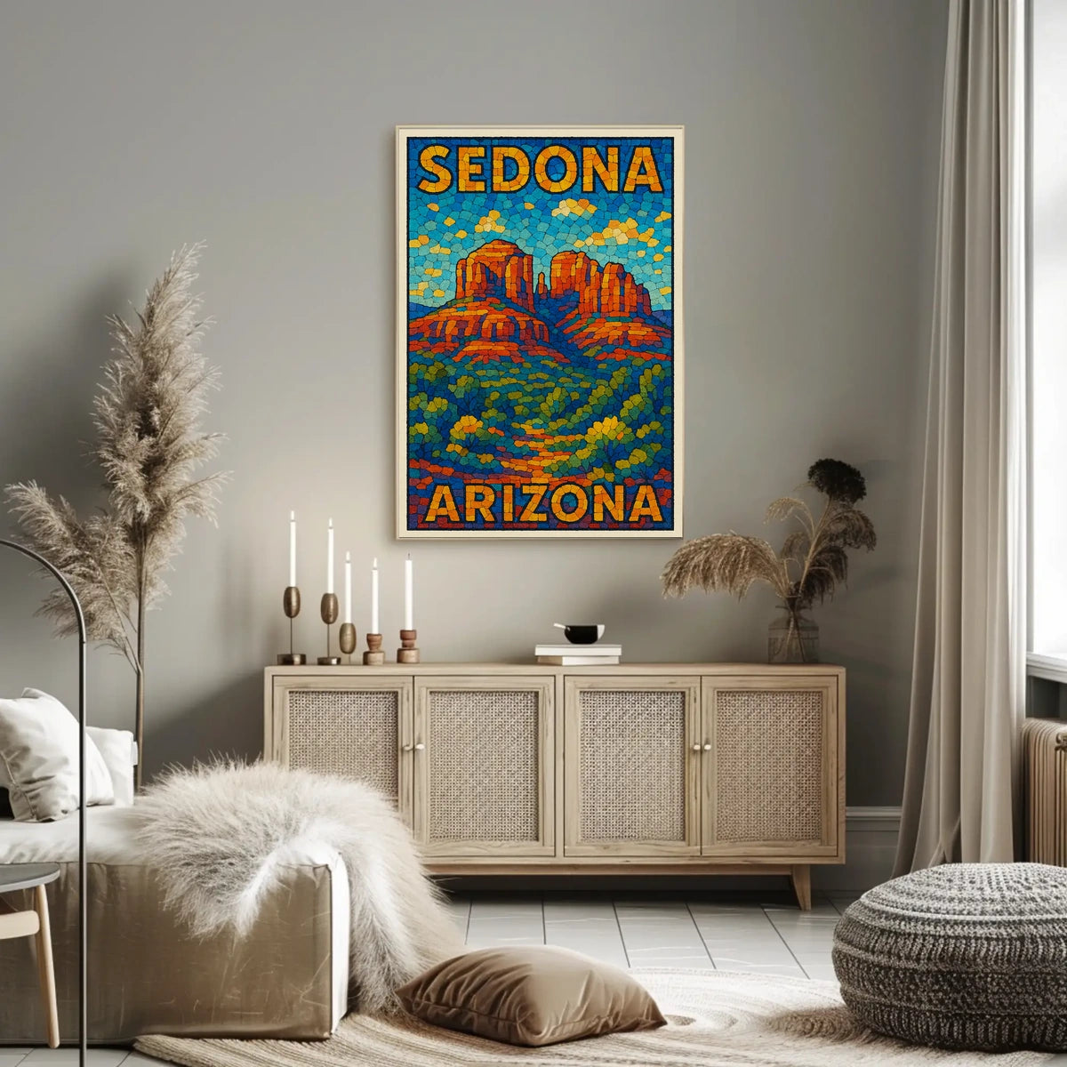 Sedona, Arizona Mosaic Poster