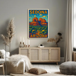 Sedona, Arizona Mosaic Poster