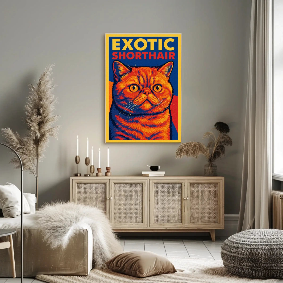 Exotic Shorthair Cat Poster