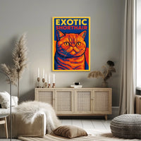 Exotic Shorthair Cat Poster