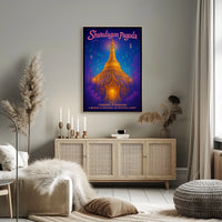 Shwedagon Pagoda A Mystical Landmark Poster