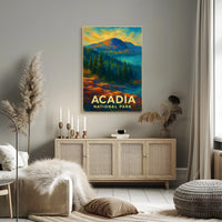 Abstract Acadia Poster Museum Quality Print For Home Decor