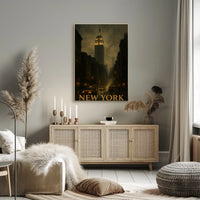 New York Cityscape Poster